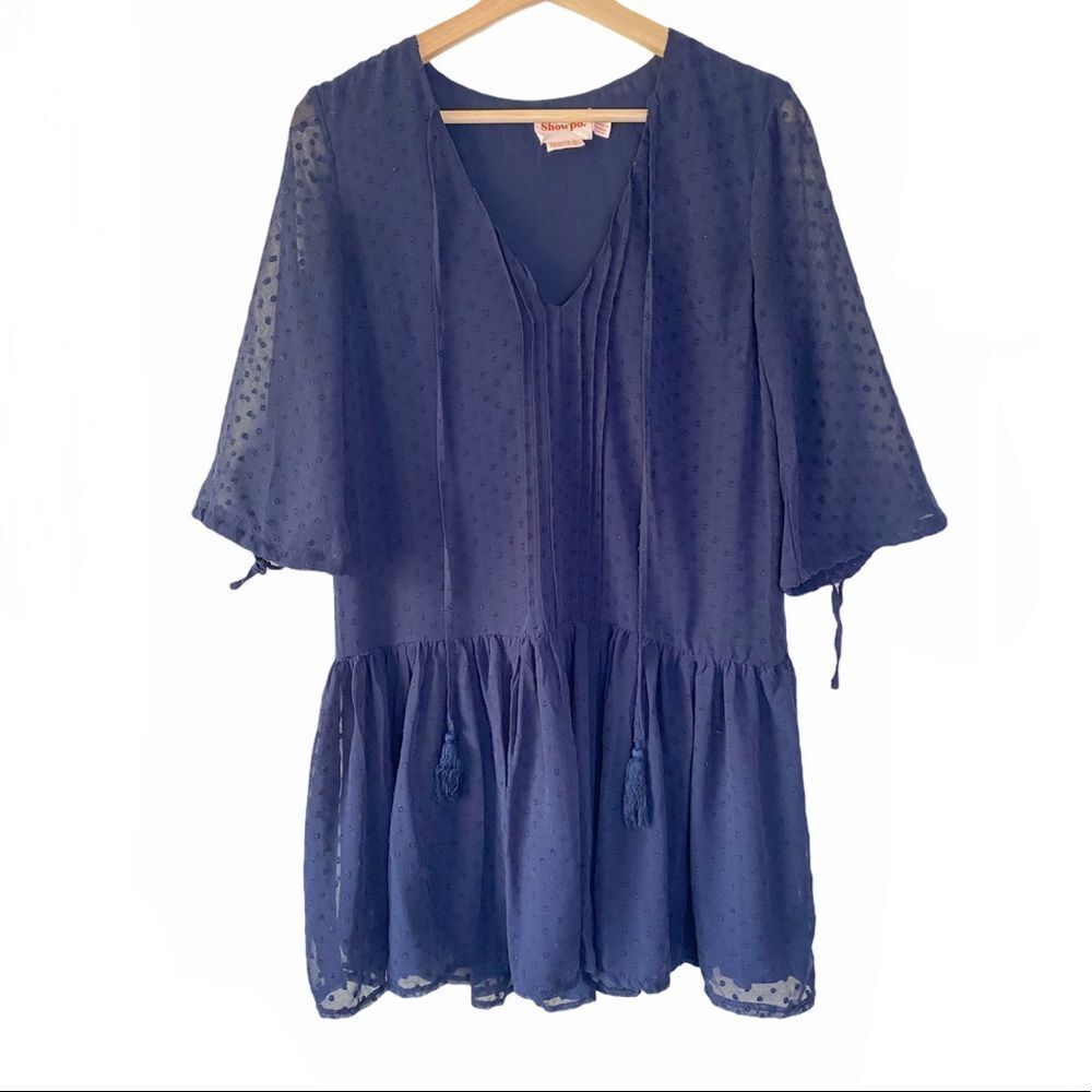 Showpo Deep Blue Mini Dress